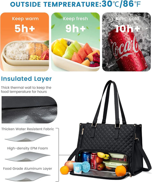 Executive Insulated Laptop Work Tote